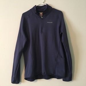Avalanche blue half zip sweater